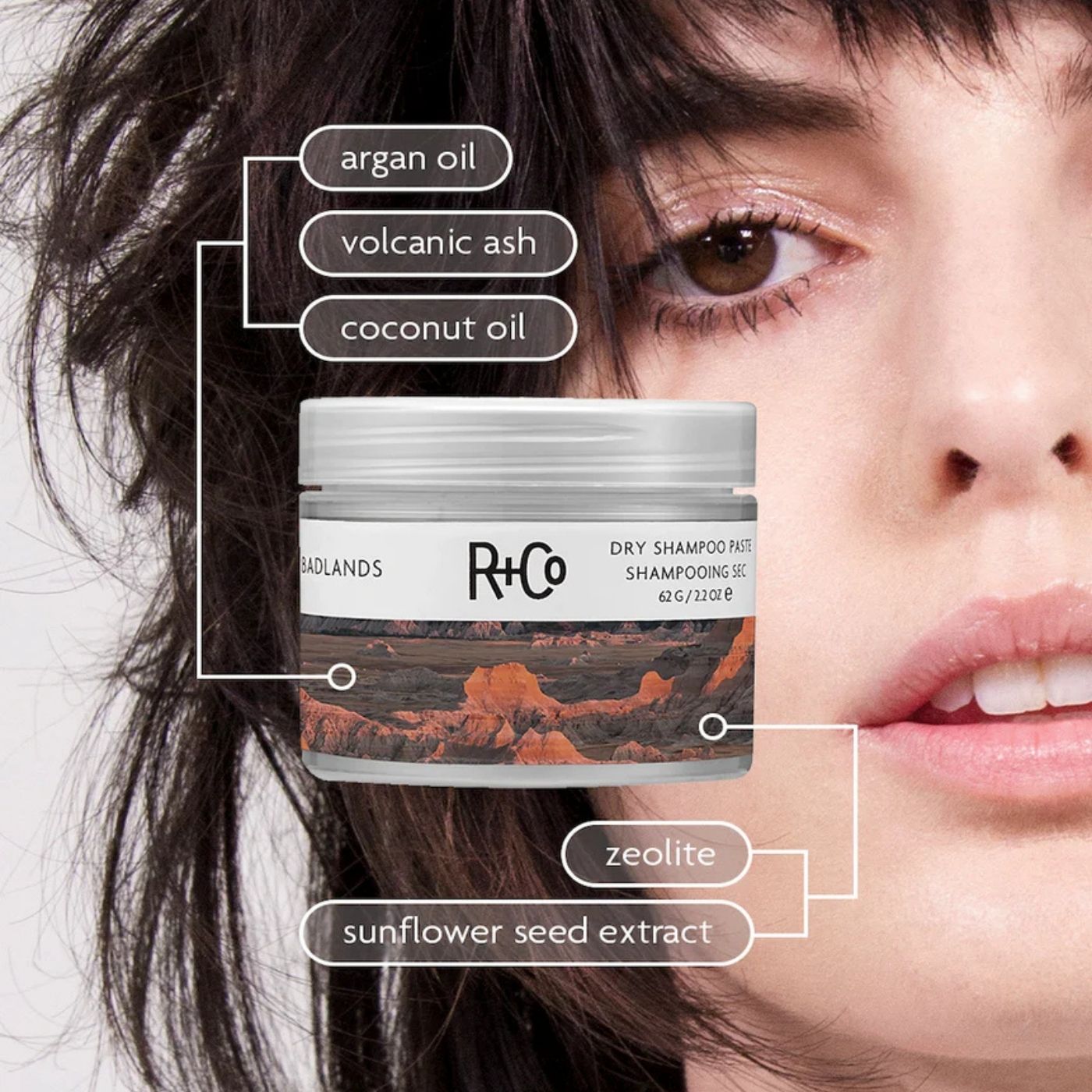 R+Co BADLANDS Dry Shampoo Wax