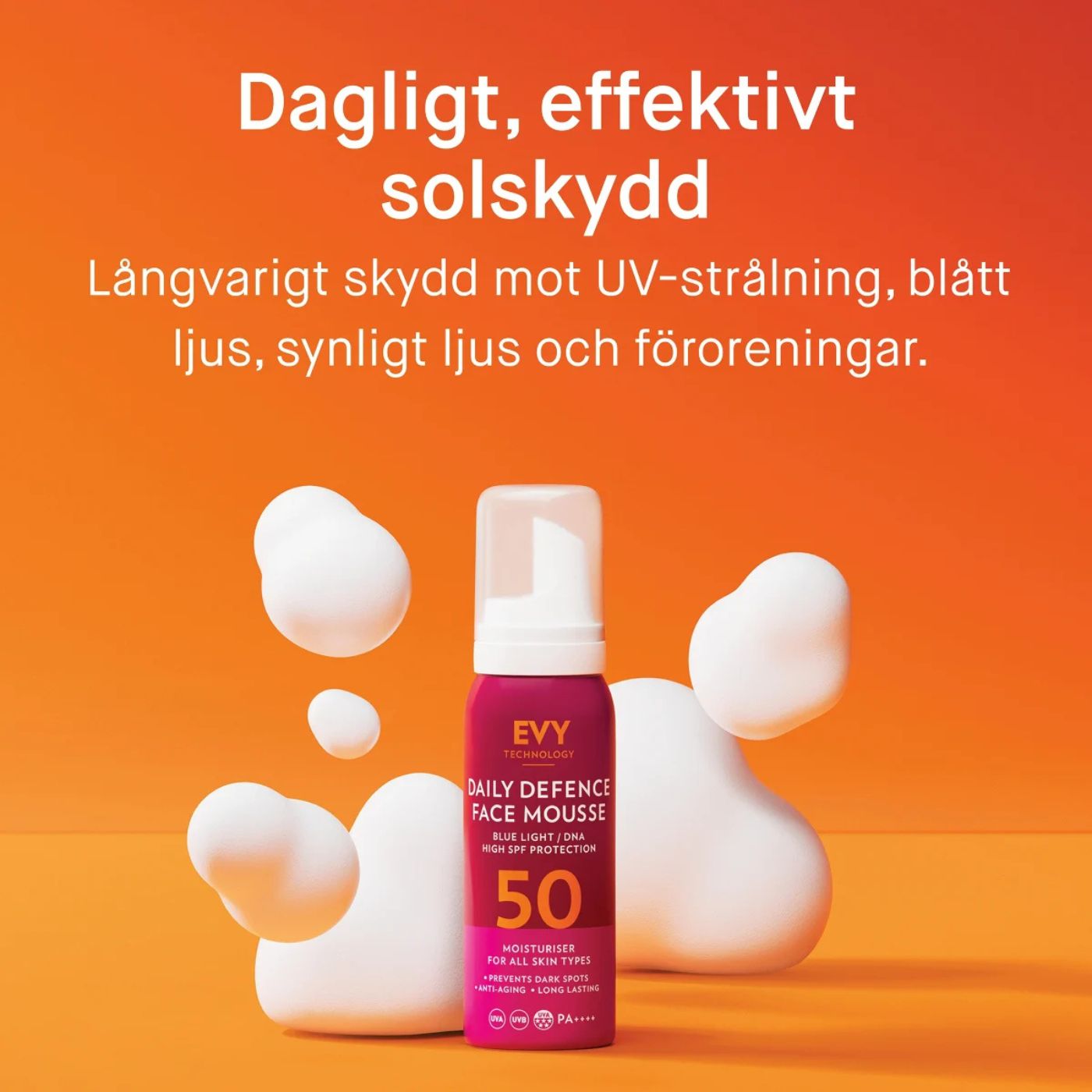 Evy Technology Daily UV Face Mousse SPF 50