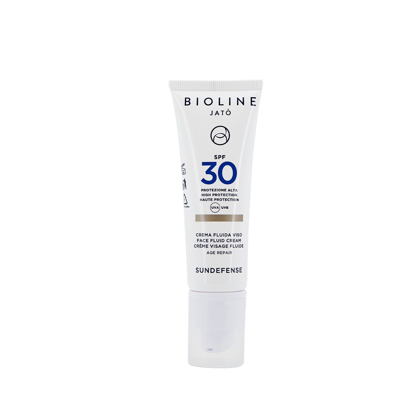 Bioline SPF 30 High Protection Face Fluid Cream Age Repair