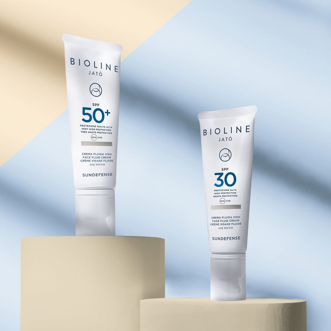 Bioline SPF 30 High Protection Face Fluid Cream Age Repair