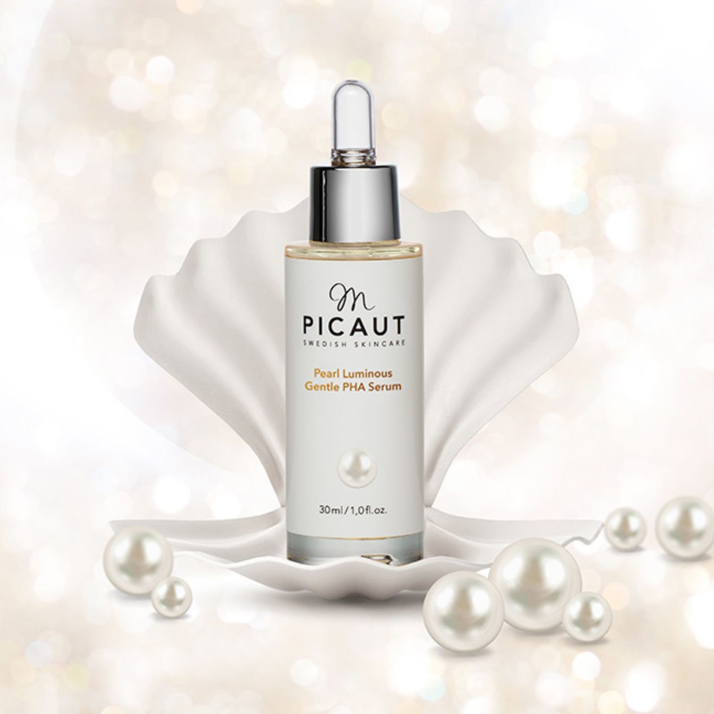 M Picaut Pearl Luminous Gentle PHA Serum