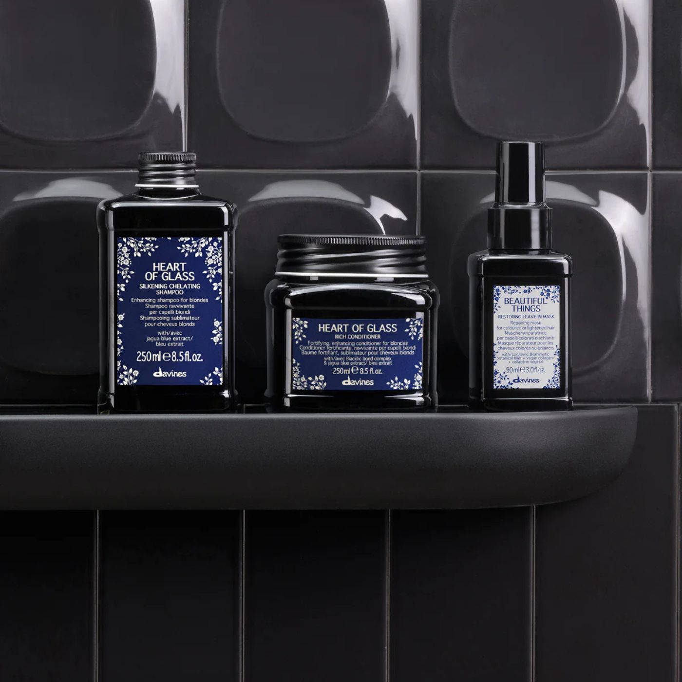 Davines Heart of Glass Silkening Shampoo for blondes 250 ml