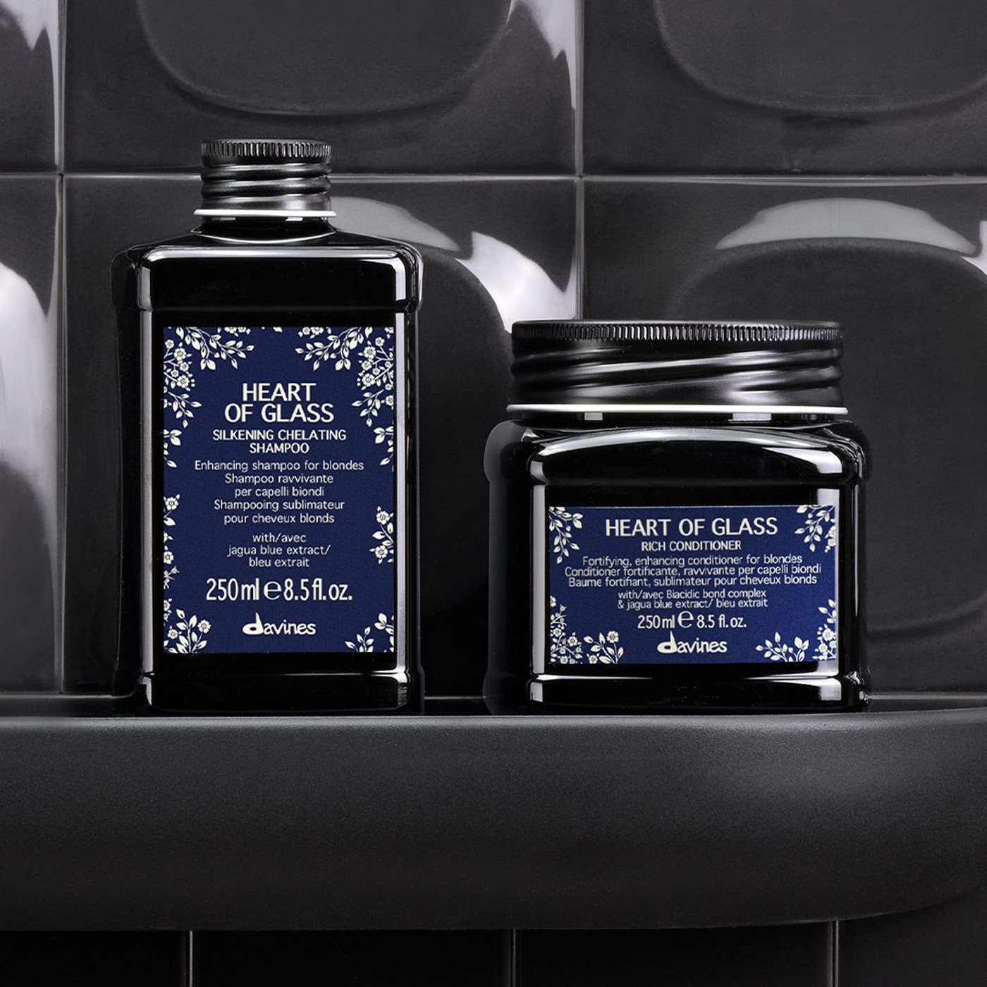 Davines Heart of Glass Rich Conditioner for blondes 250 ml