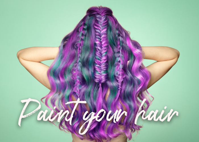 Paint your hair picture