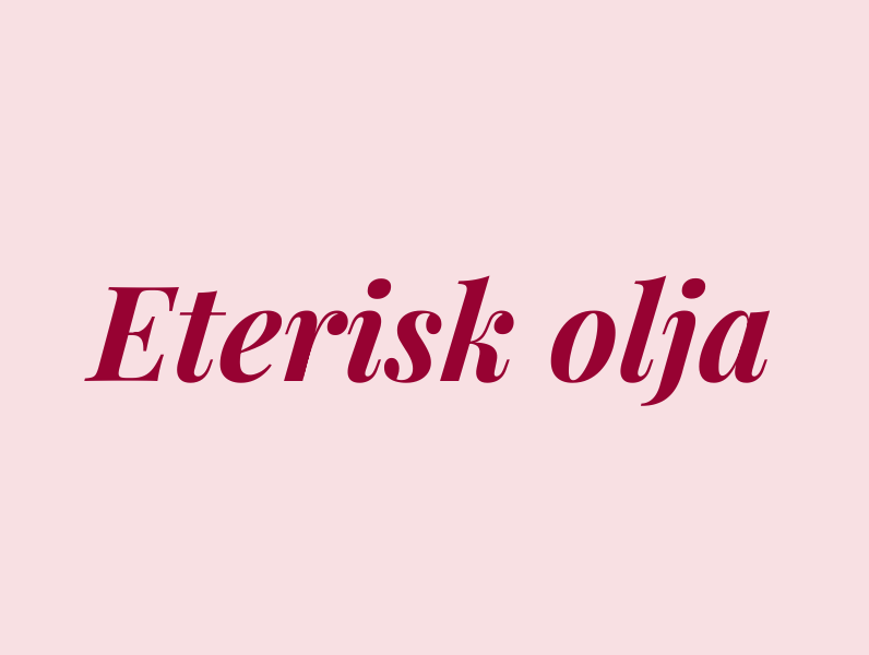 Eterisk olja