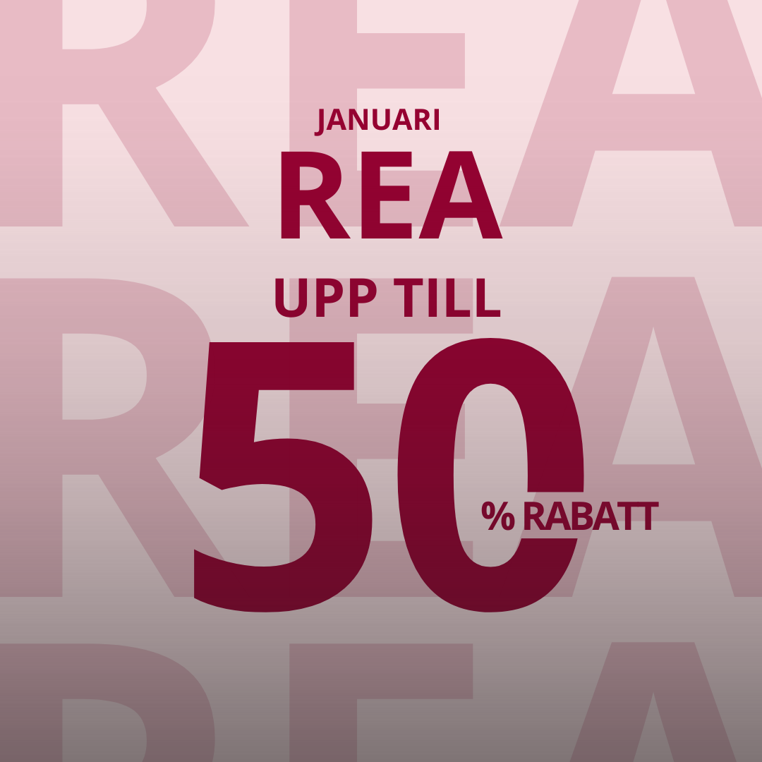 Mellandagsrea upp till 50% rabatt