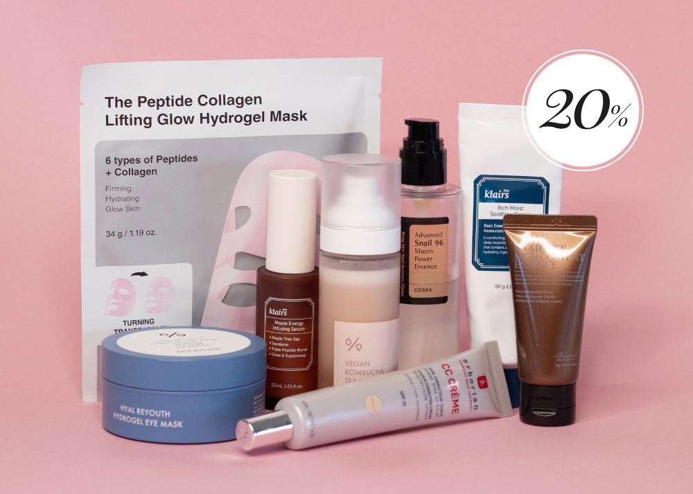 K-beauty 20% rabatt