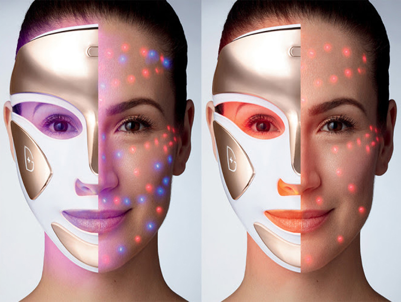 Led-masker och apparater- för salongsresultat hemma